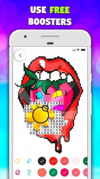 Pixel Art book・Color by number [MOD: бесконечные краски и все рисунки открыты] Screenshot 4