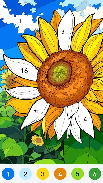 Color Now - color by number [MOD: без рекламы и все цвета открыты] Screenshot 2