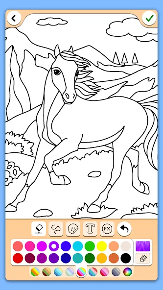 Coloring for girls and women [MOD: все раскраски и инструменты открыты] Screenshot 2