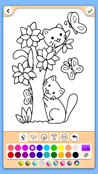 Coloring for girls and women [MOD: все раскраски и инструменты открыты] Screenshot 3