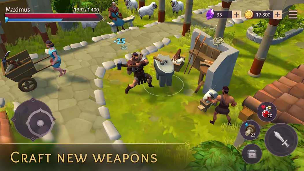Gladiators: Survival in Rome [MOD: безлимитные деньги и ресурсы] Screenshot 4