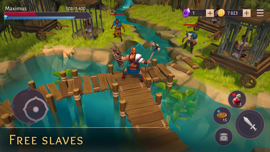 Gladiators: Survival in Rome [MOD: безлимитные деньги и ресурсы] Screenshot 5