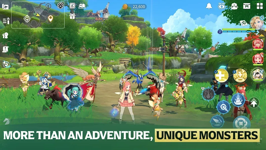 Summoners War: Chronicles [MOD: безлимитные ресурсы и усиленные персонажи] Screenshot 4