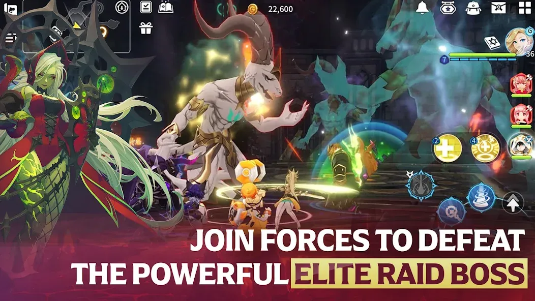 Summoners War: Chronicles [MOD: безлимитные ресурсы и усиленные персонажи] Screenshot 5