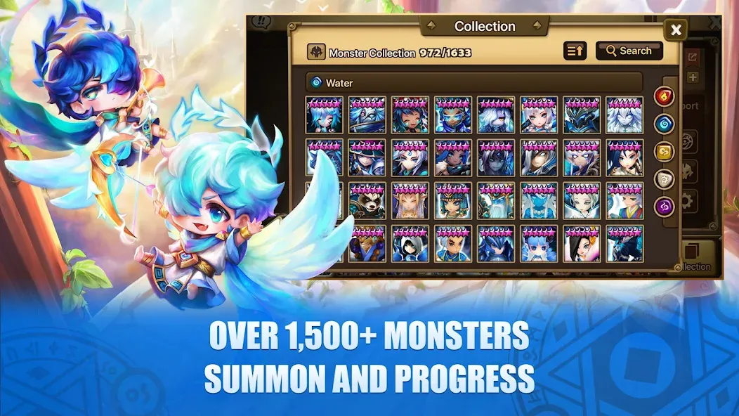 Summoners War [MOD: безлимитные ресурсы и мощные монстры] Screenshot 2