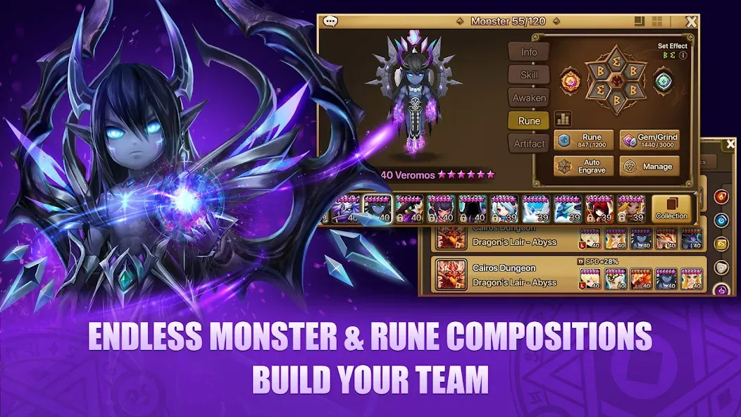 Summoners War [MOD: безлимитные ресурсы и мощные монстры] Screenshot 3