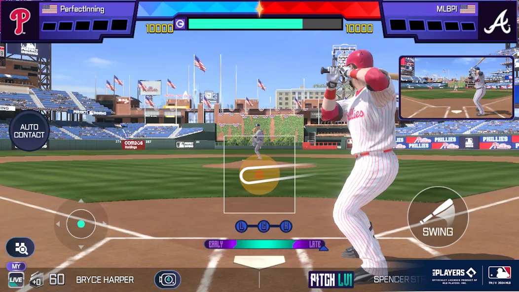 MLB Perfect Inning 24 [MOD: безлимитные деньги и усиленные игроки] Screenshot 5