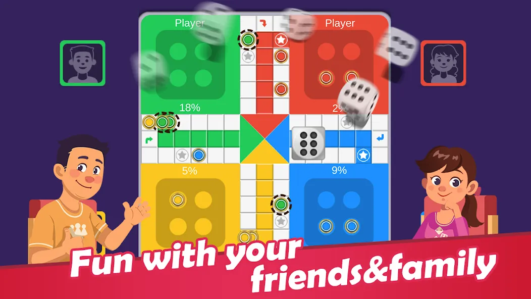 Ludo [MOD: безлимитные монеты и всё открыто] Screenshot 1