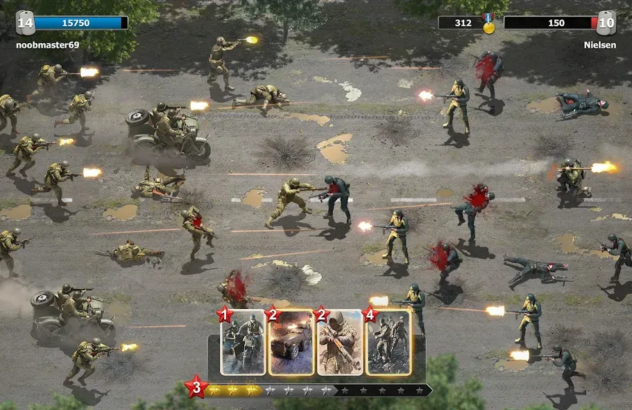 Trench Assault [MOD: безлимитные монеты и открыты уровни] Screenshot 5