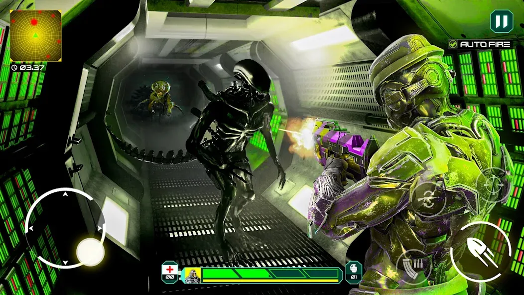 Alien - Dead Space Alien Games [MOD: безлимитные ресурсы и оружие] Screenshot 1
