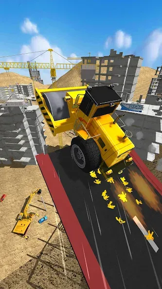 Construction Ramp Jumping [MOD: безлимитные деньги и все уровни открыты] Screenshot 5