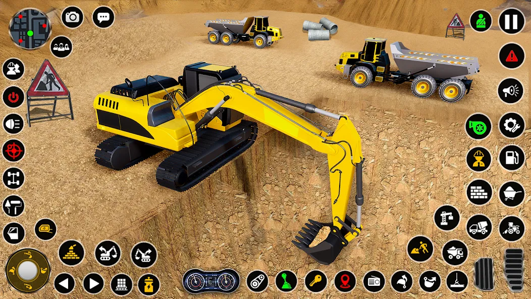 Construction Dump Truck Game [MOD: безлимитные деньги и топливо] Screenshot 1
