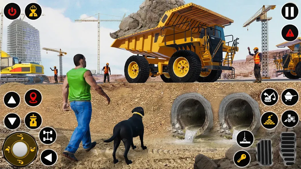 Construction Dump Truck Game [MOD: безлимитные деньги и топливо] Screenshot 3