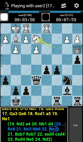 Chess ChessOK Playing Zone PGN [MOD: удобный просмотр и анализ партий] Screenshot 1
