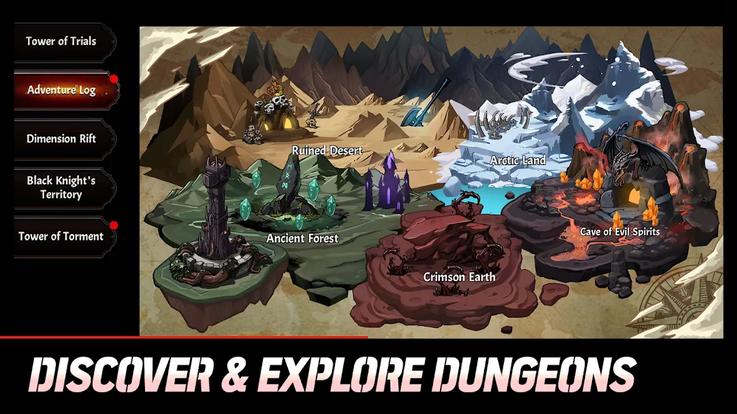 Idle Berserker: legend of rpg [MOD: безлимитные ресурсы и мощные герои] Screenshot 5