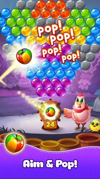 Bubble CoCo : Bubble Shooter [MOD: безлимитные жизни и монеты] Screenshot 2