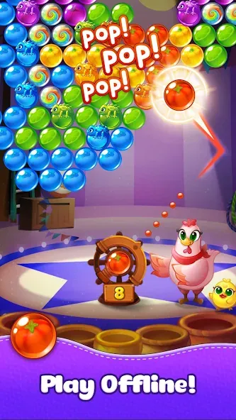 Bubble CoCo : Bubble Shooter [MOD: безлимитные жизни и монеты] Screenshot 5