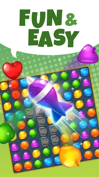 Aqua Blast: Match 3 Puzzle [MOD: безлимитные жизни и подсказки] Screenshot 2