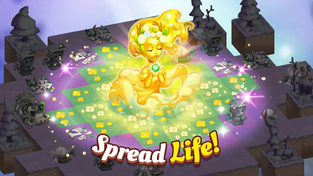 Wonder Merge - Match 3 Puzzle [MOD: безлимитные монеты и жизни] Screenshot 4