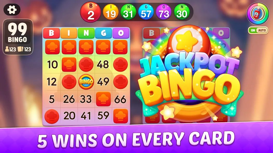 Bingo Frenzy®-Live Bingo Games [MOD: безлимитные билеты и бонусы] Screenshot 1