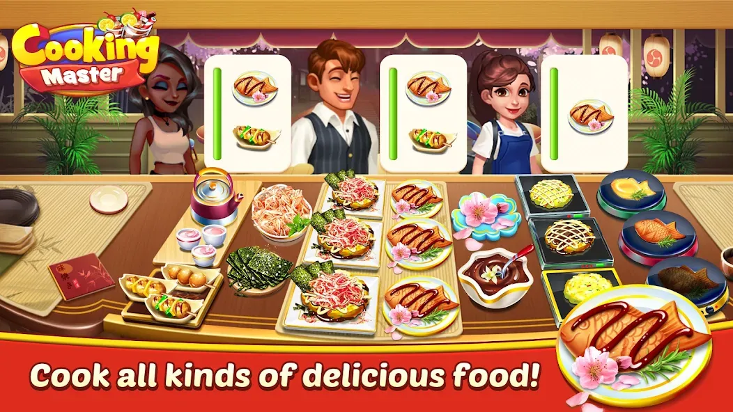 Cooking Master:Restaurant Game [MOD: безлимитные деньги и все рецепты] Screenshot 5