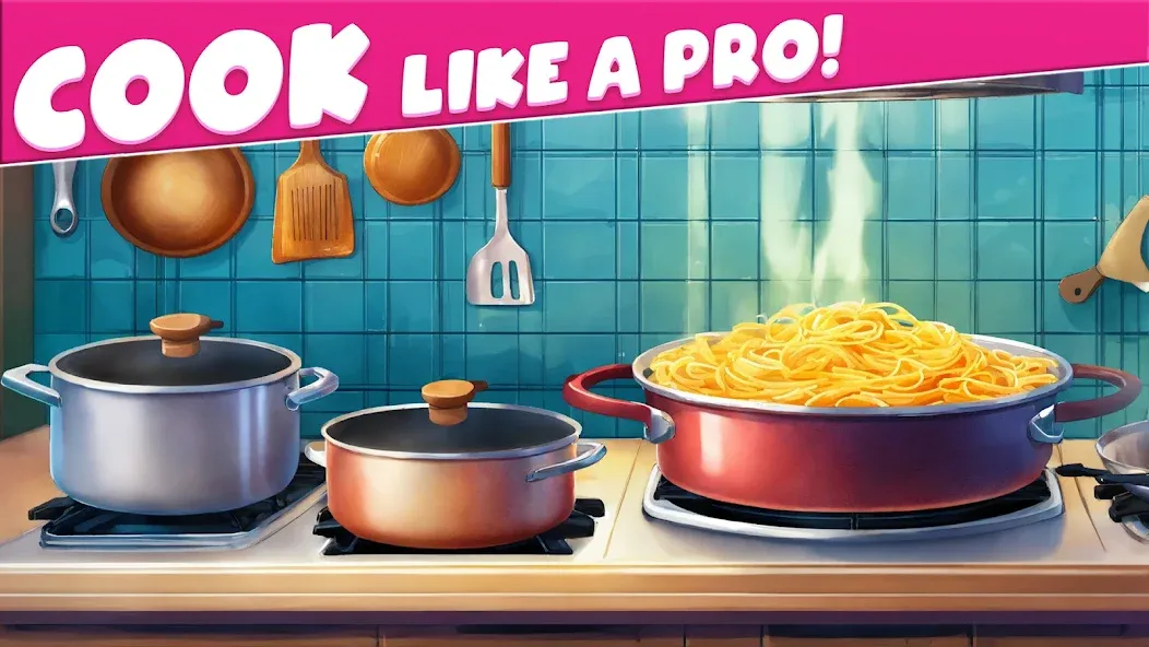 Cooking Taste Restaurant Games [MOD: безлимитные монеты и все блюда] Screenshot 1