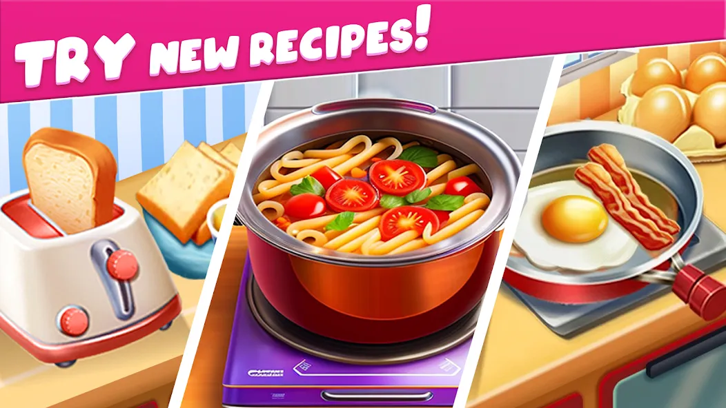 Cooking Taste Restaurant Games [MOD: безлимитные монеты и все блюда] Screenshot 2