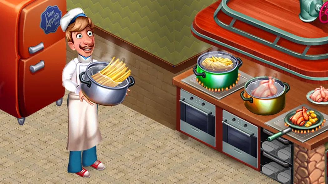 Cooking Team: Restaurant Games [MOD: безлимитные монеты и энергия] Screenshot 2