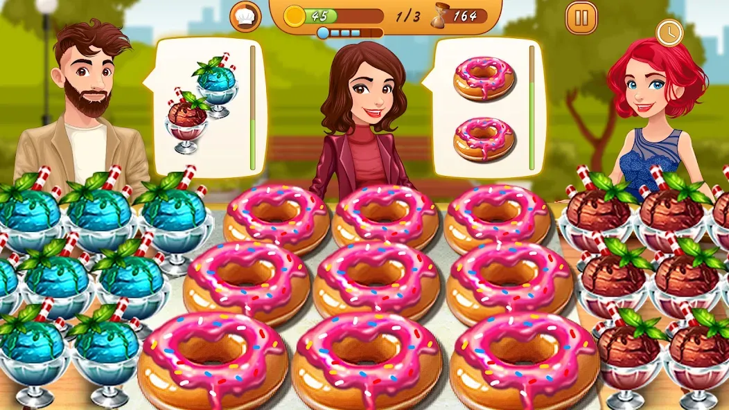 Cooking Team: Restaurant Games [MOD: безлимитные монеты и энергия] Screenshot 5