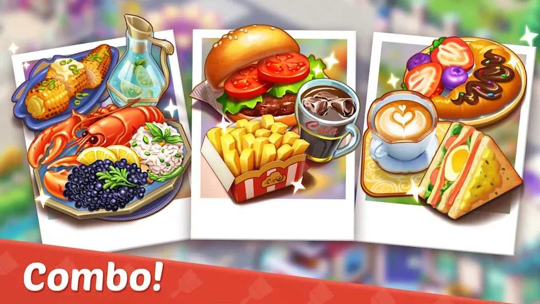Cooking Town - Restaurant Game [MOD: безлимитные монеты и все рецепты] Screenshot 4