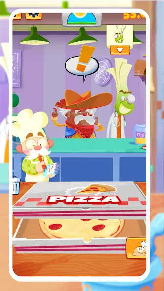 Pizza Maker - Cooking Games [MOD: безлимитные деньги и все рецепты] Screenshot 3
