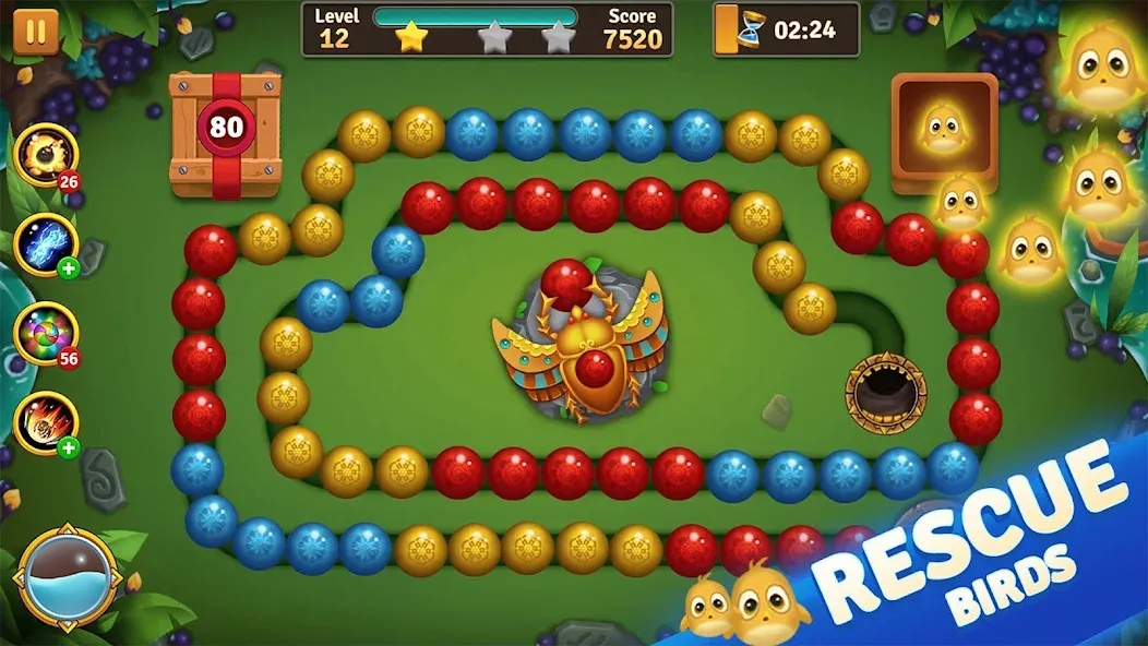 Jungle Marble Blast [MOD: безлимитные монеты и открыты все уровни] Screenshot 2