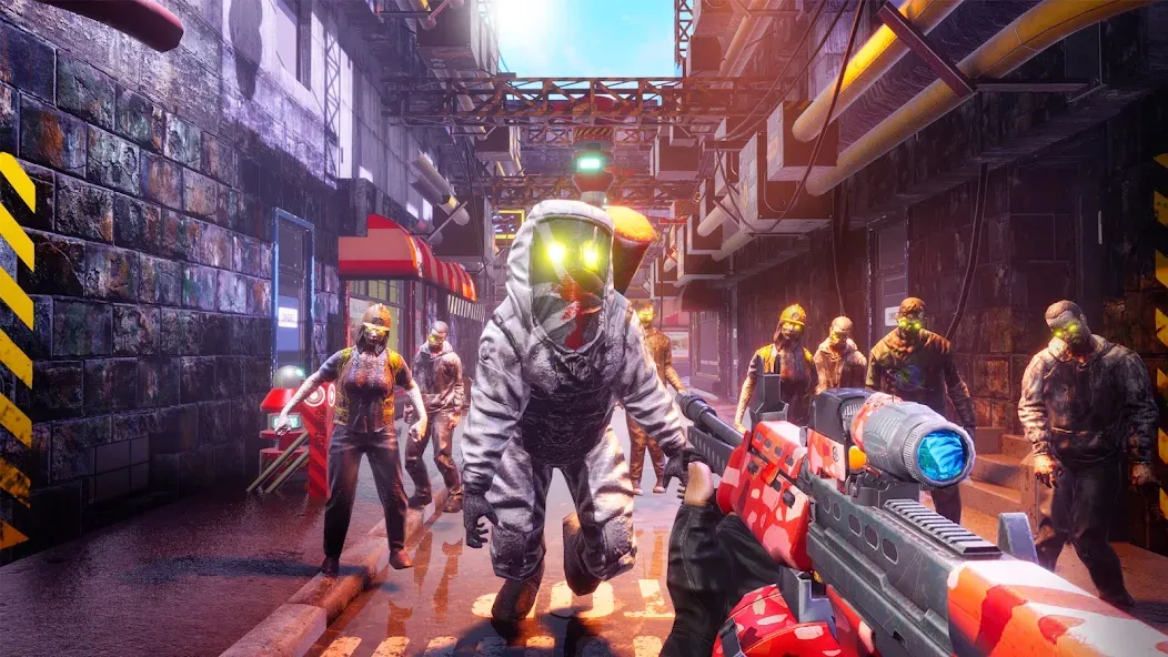 Zombie Fire 3D: Offline Game [MOD: безлимитные монеты и патроны] Screenshot 3