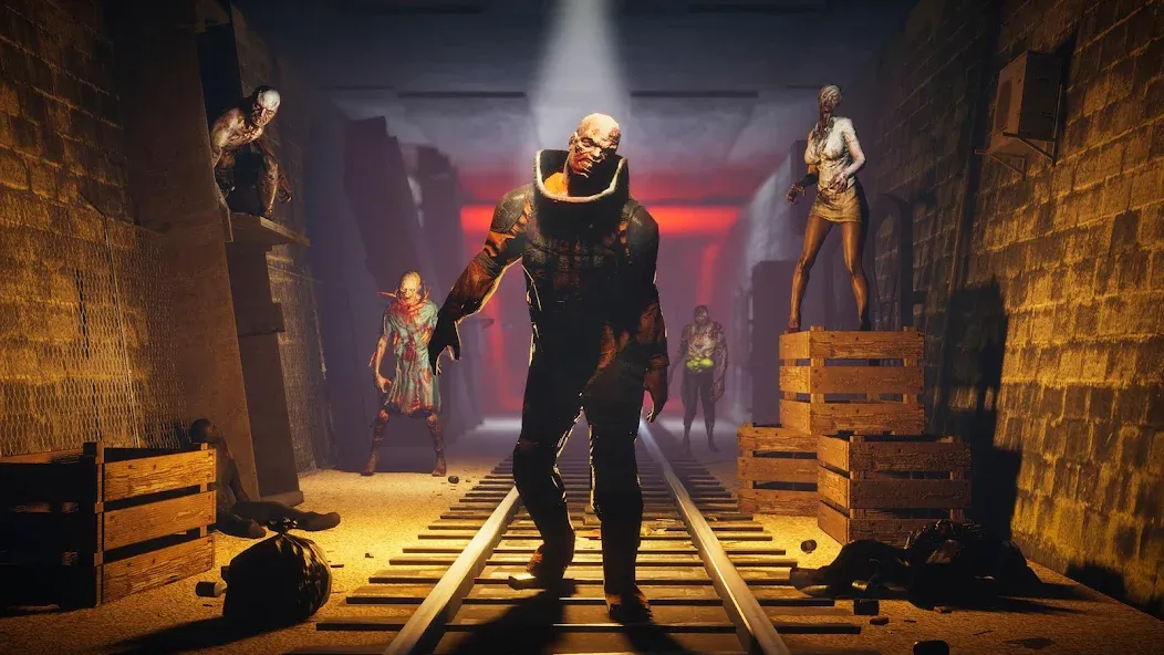 Zombie Fire 3D: Offline Game [MOD: безлимитные монеты и патроны] Screenshot 4