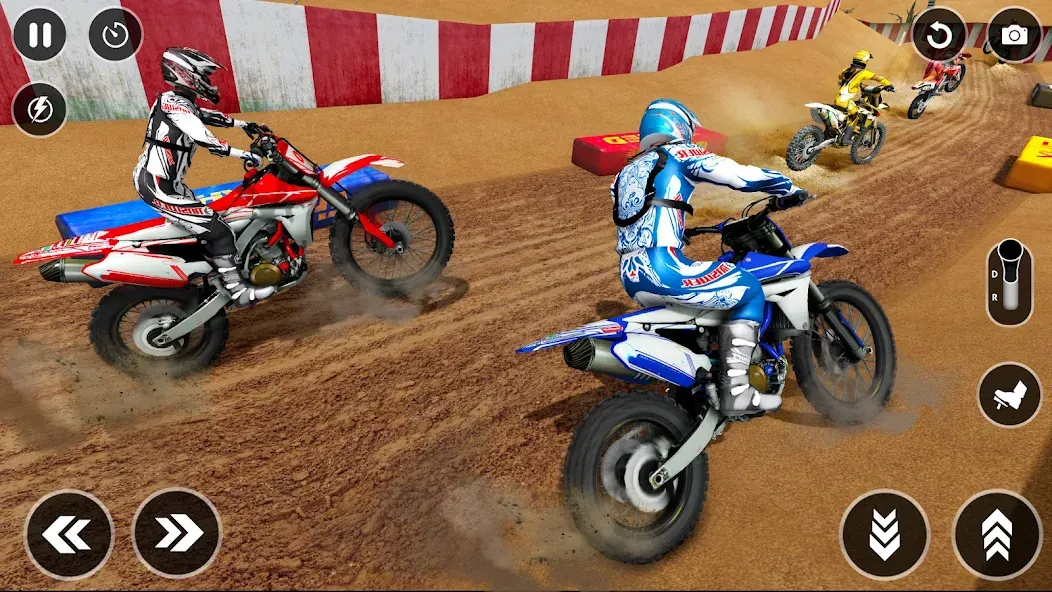 Mountain Dirt Bike Champions [MOD: безлимитные деньги и топливо] Screenshot 1