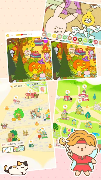 Color Town: My Lovely World [MOD: безлимитные монеты и открыты предметы] Screenshot 1
