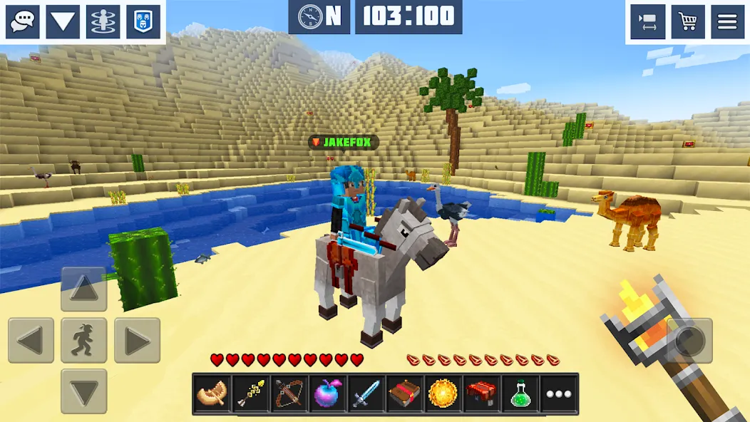 Block Craft World:Planet Craft [MOD: неограниченные ресурсы и открытые возможности] Screenshot 1