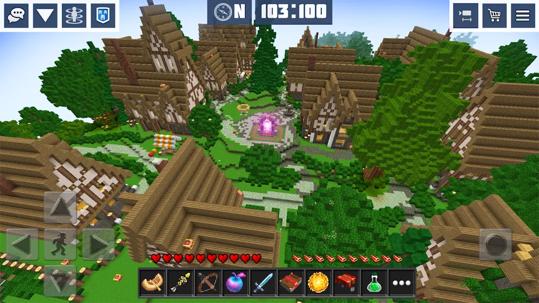 Block Craft World:Planet Craft [MOD: неограниченные ресурсы и открытые возможности] Screenshot 2