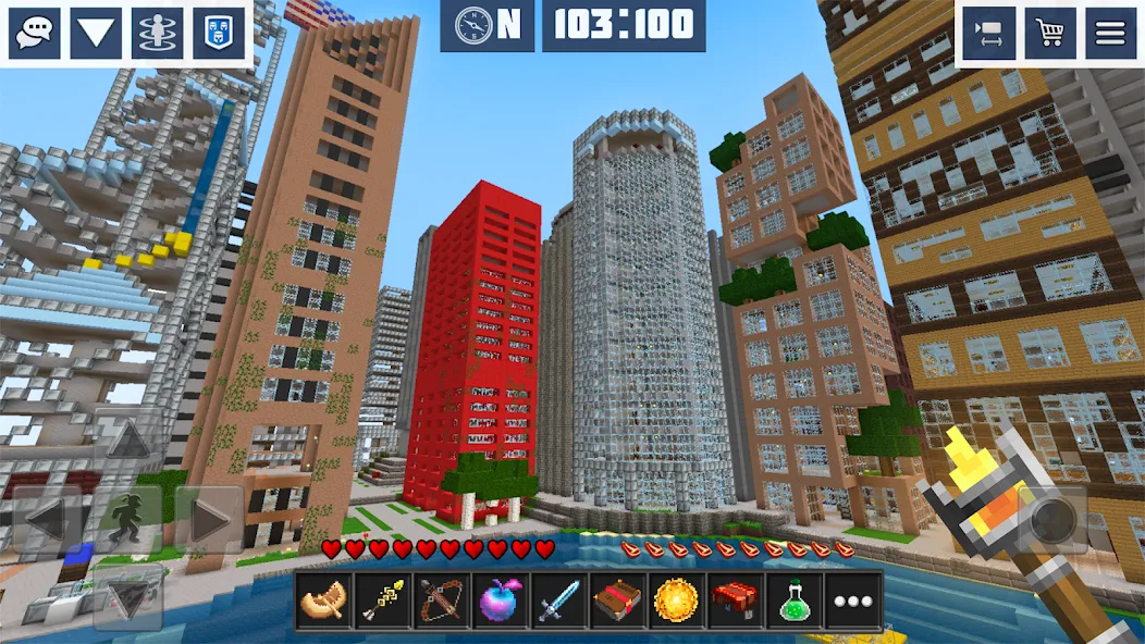 Block Craft World:Planet Craft [MOD: неограниченные ресурсы и открытые возможности] Screenshot 3