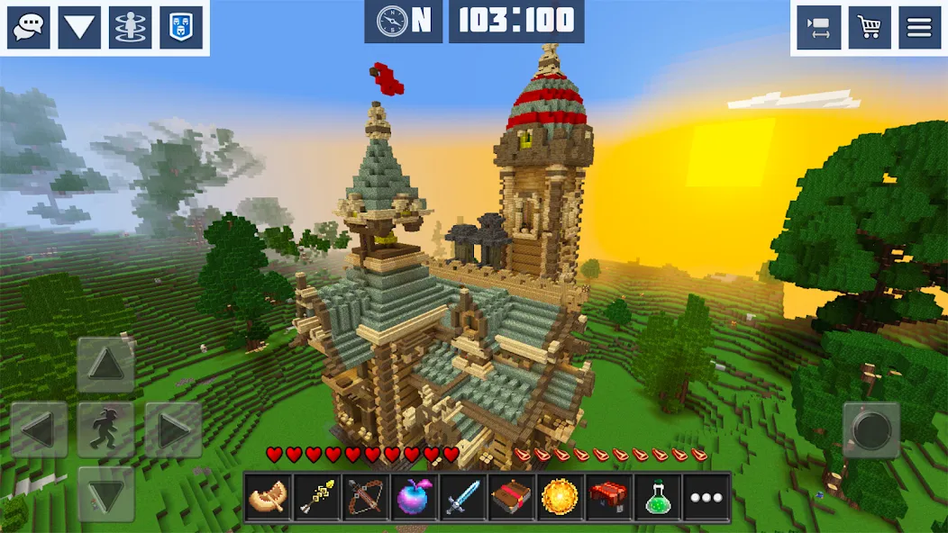 Block Craft World:Planet Craft [MOD: неограниченные ресурсы и открытые возможности] Screenshot 5