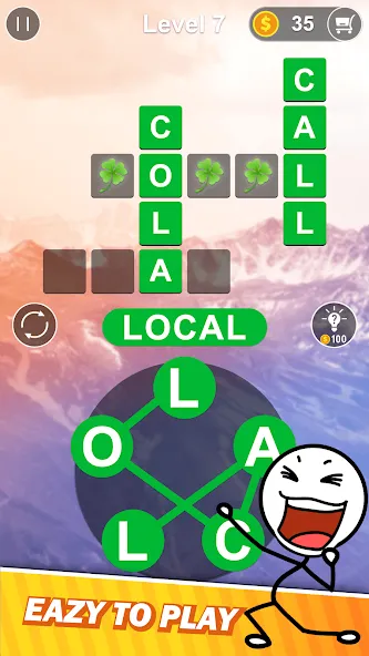 Word Connect - Word Search [MOD: без рекламы и подсказки доступны] Screenshot 5