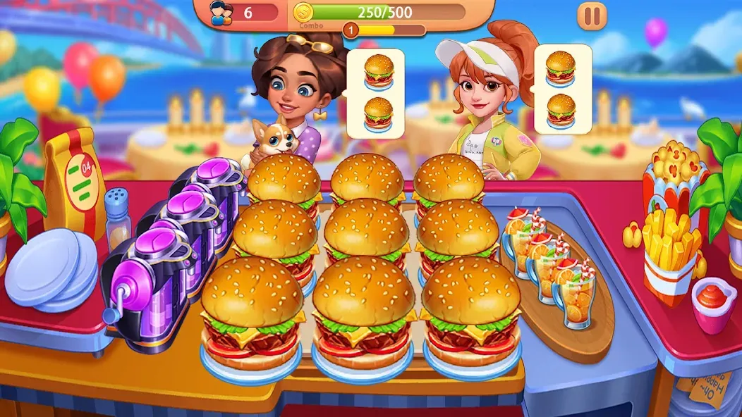 Cooking Journey: Cooking Games [MOD: безлимитные монеты и открыты все уровни] Screenshot 2