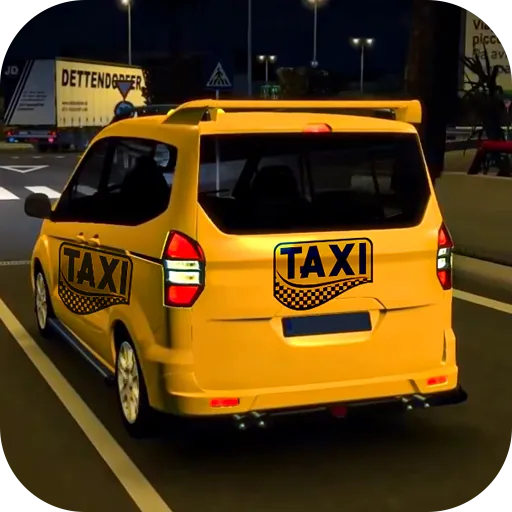 US Taxi Game 2023-Taxi Driver [MOD: безлимитные деньги и топливо] Screenshot 1