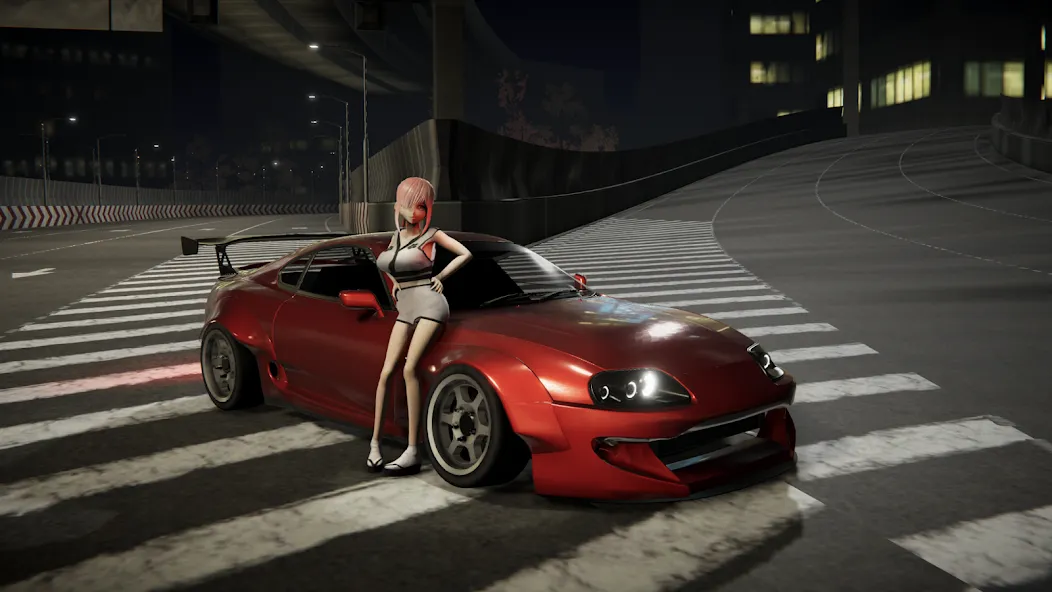 Kanjozokuレーサ Racing Car Games [MOD: безлимитные деньги и все машины открыты] Screenshot 4