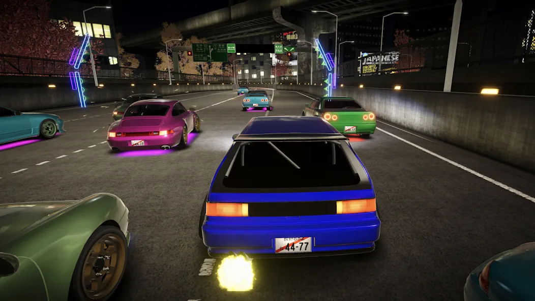 Kanjozokuレーサ Racing Car Games [MOD: безлимитные деньги и все машины открыты] Screenshot 5