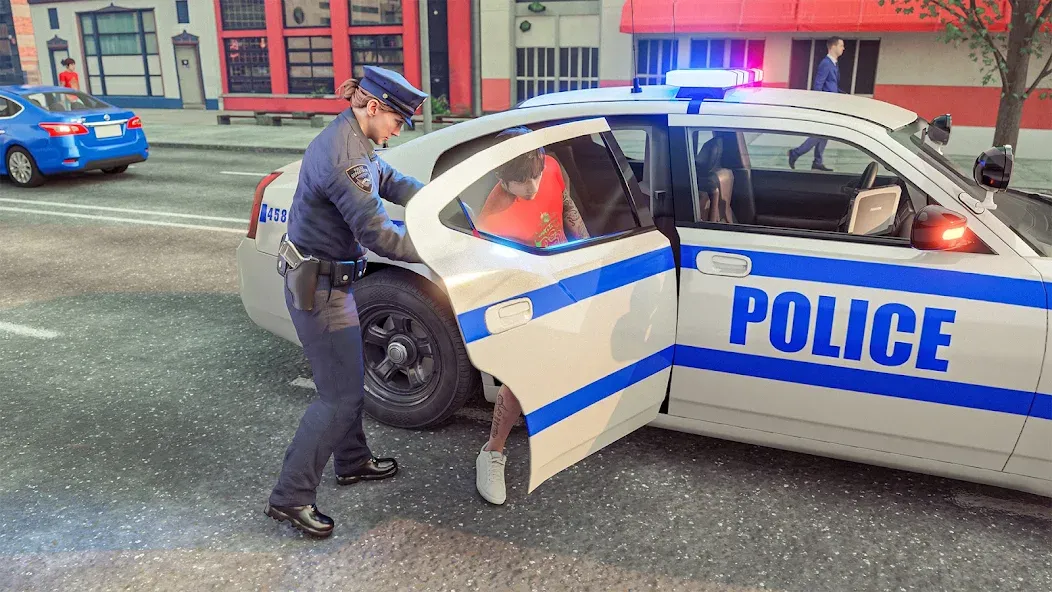 Police Simulator Job Cop Game [MOD: безлимитные деньги и всё открыто] Screenshot 2