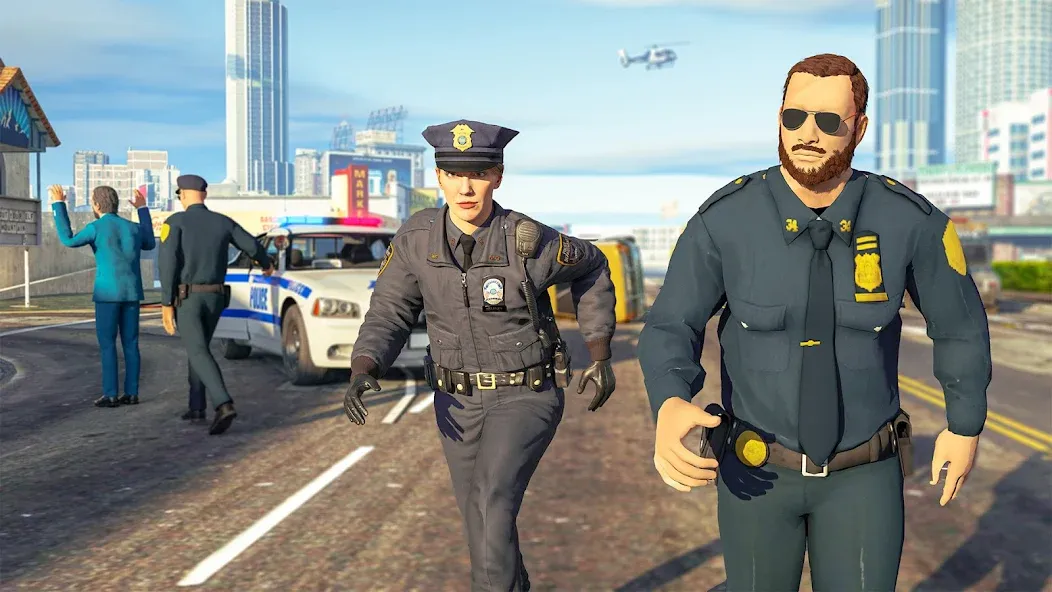 Police Simulator Job Cop Game [MOD: безлимитные деньги и всё открыто] Screenshot 5