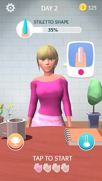 Acrylic Nails! [MOD: безлимитные деньги и всё открыто] Screenshot 2