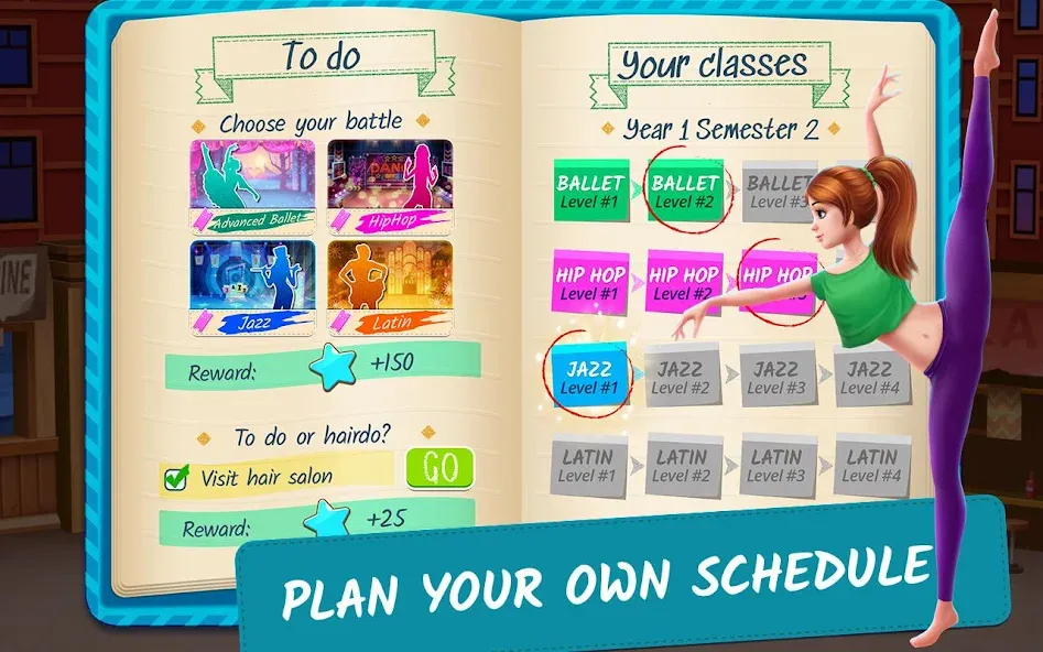 Dance School Stories [MOD: безлимитные деньги и энергия] Screenshot 4