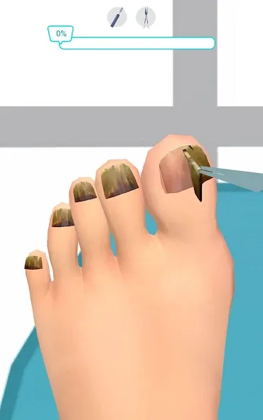 Foot Clinic - ASMR Feet Care [MOD: безлимитные деньги и открыты все уровни] Screenshot 3
